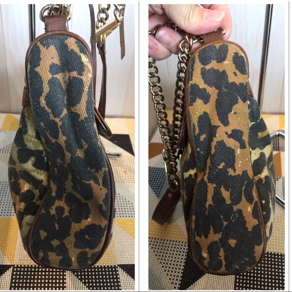 Rebecca Minkoff Animal Print Canvas & Leather Bag - Picture 7 of 8